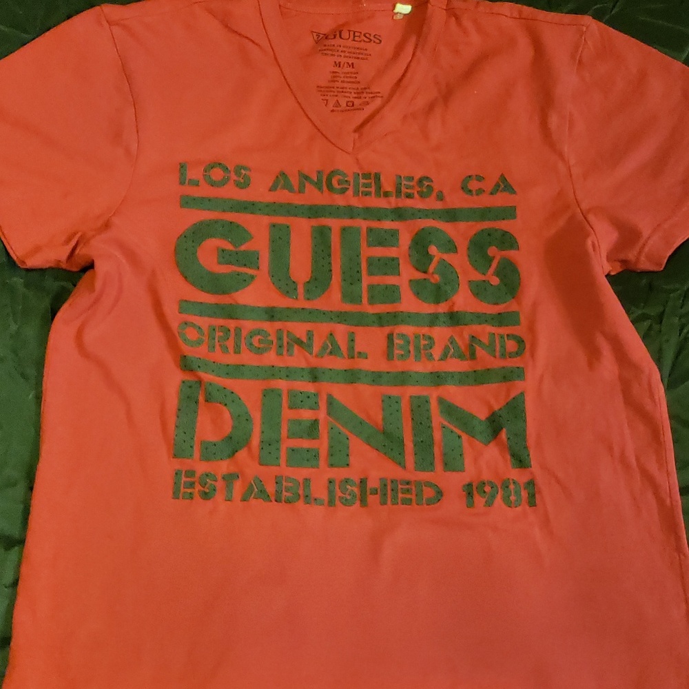 Guess V Neck Shirt